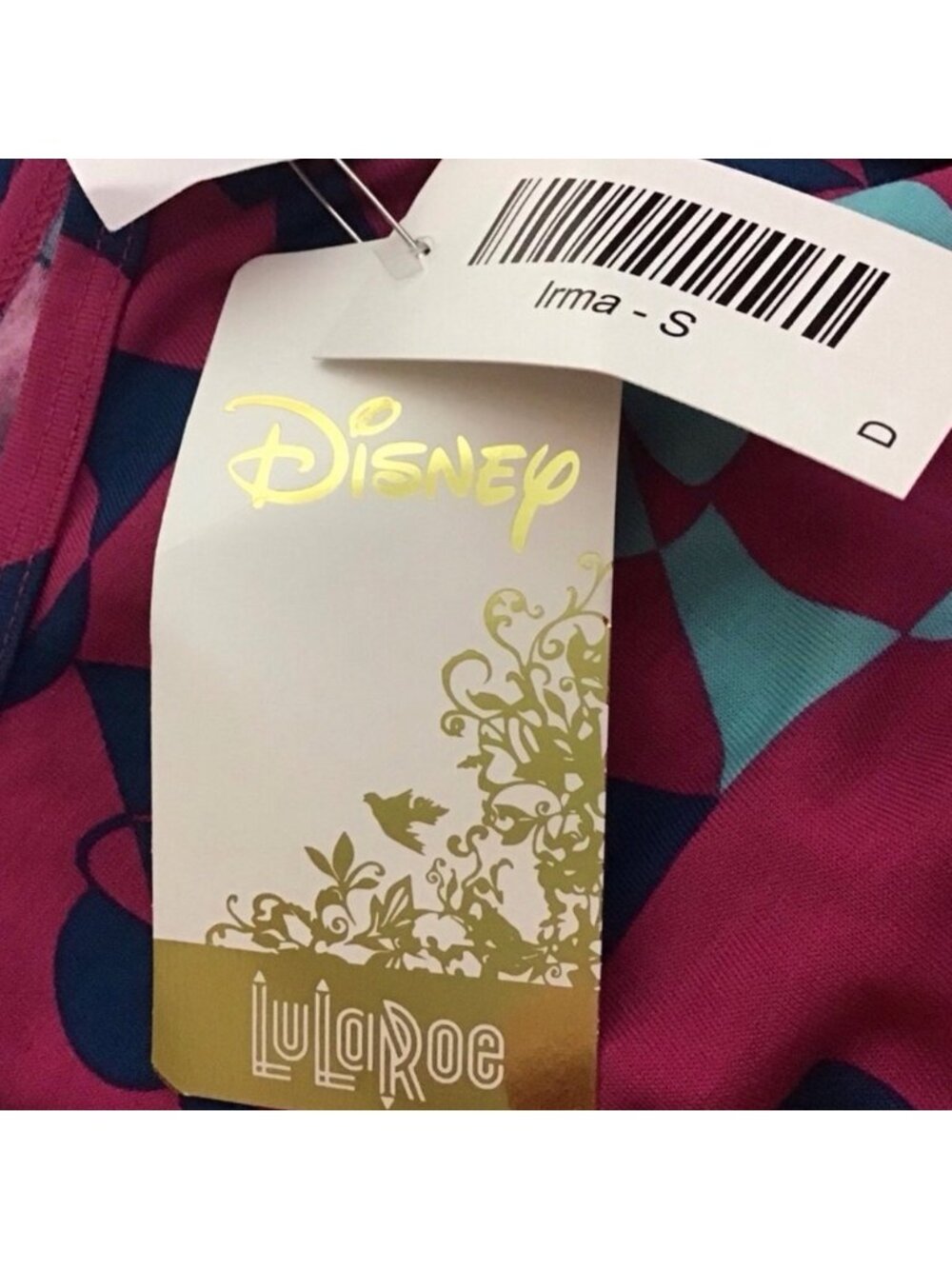 LuLaRoe Disney “Minnie Mouse” Irma Hi-Lo Tee (NWT) (Size: Small) - Picture 5 of 6